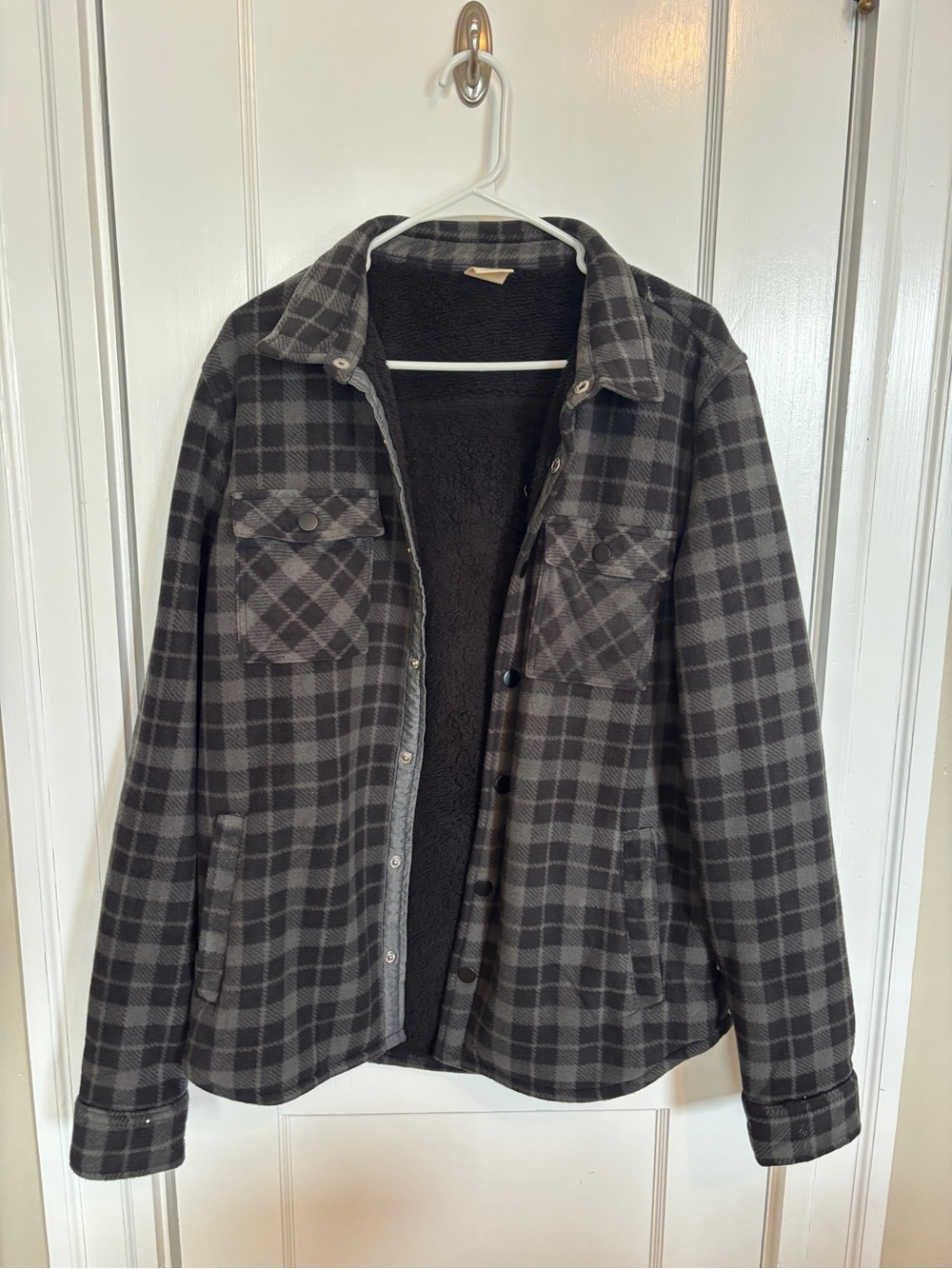 Mens Fleece Lined Flannel